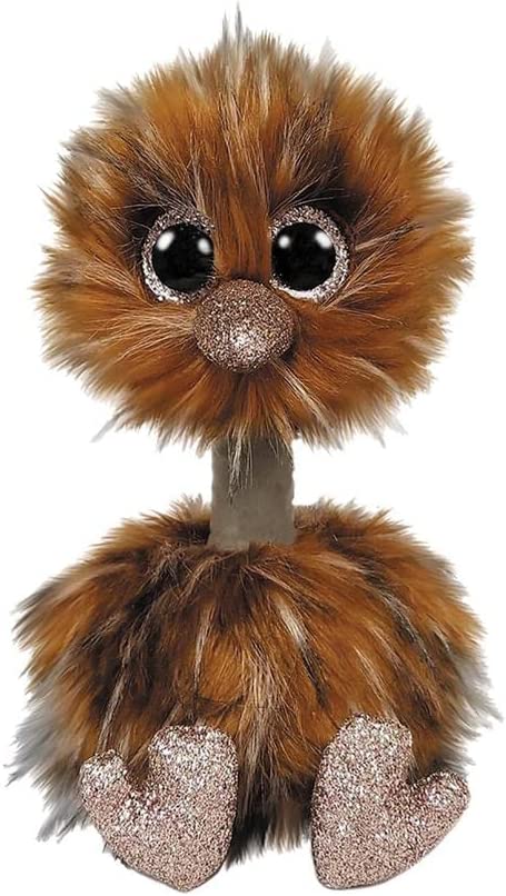 TY Beanie Boos Orson Ostrich 9-Inch Plush Toy - Brown Collectible Stuffed Animal for Kids