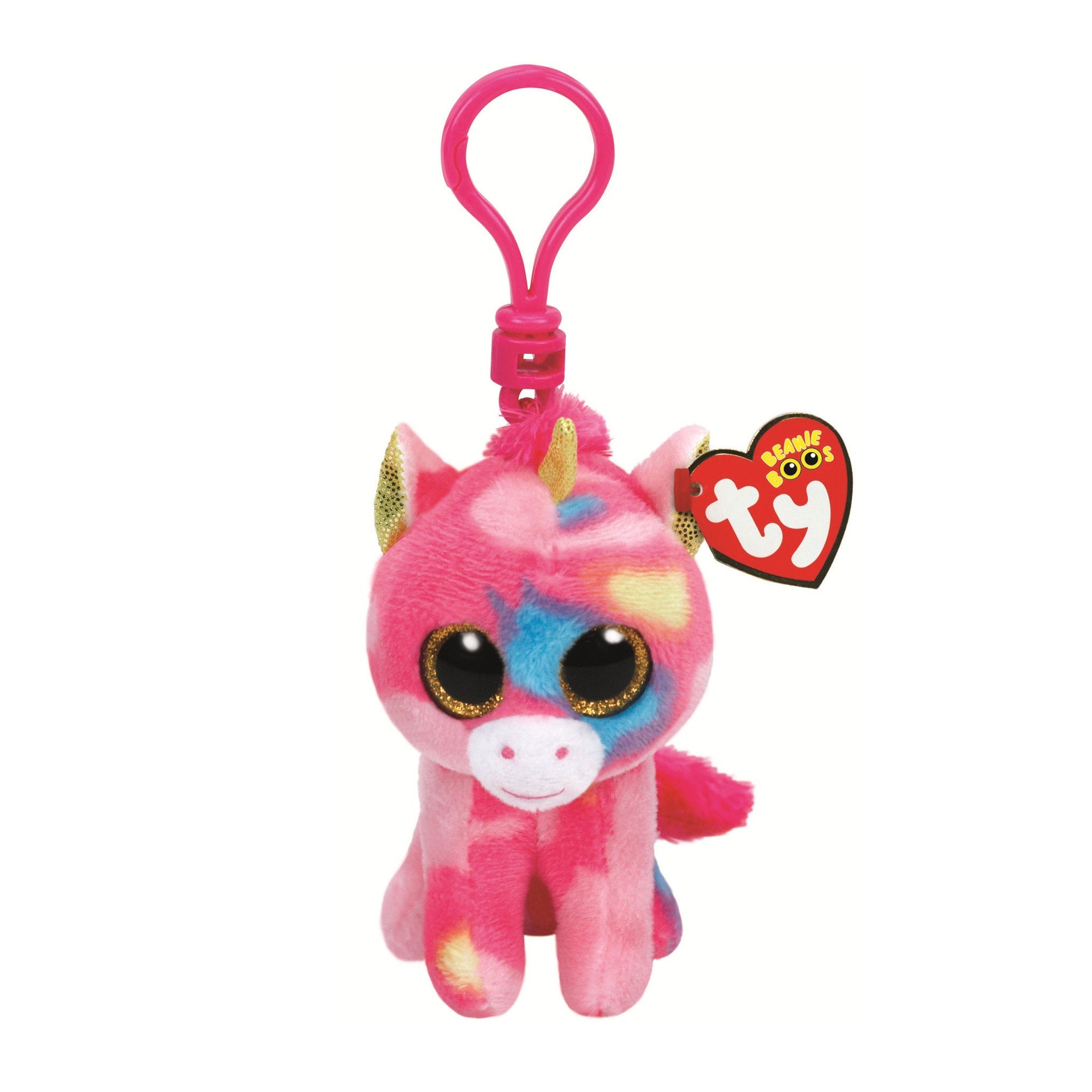 TY Beanie Boos Fantasia Unicorn Clip Plush