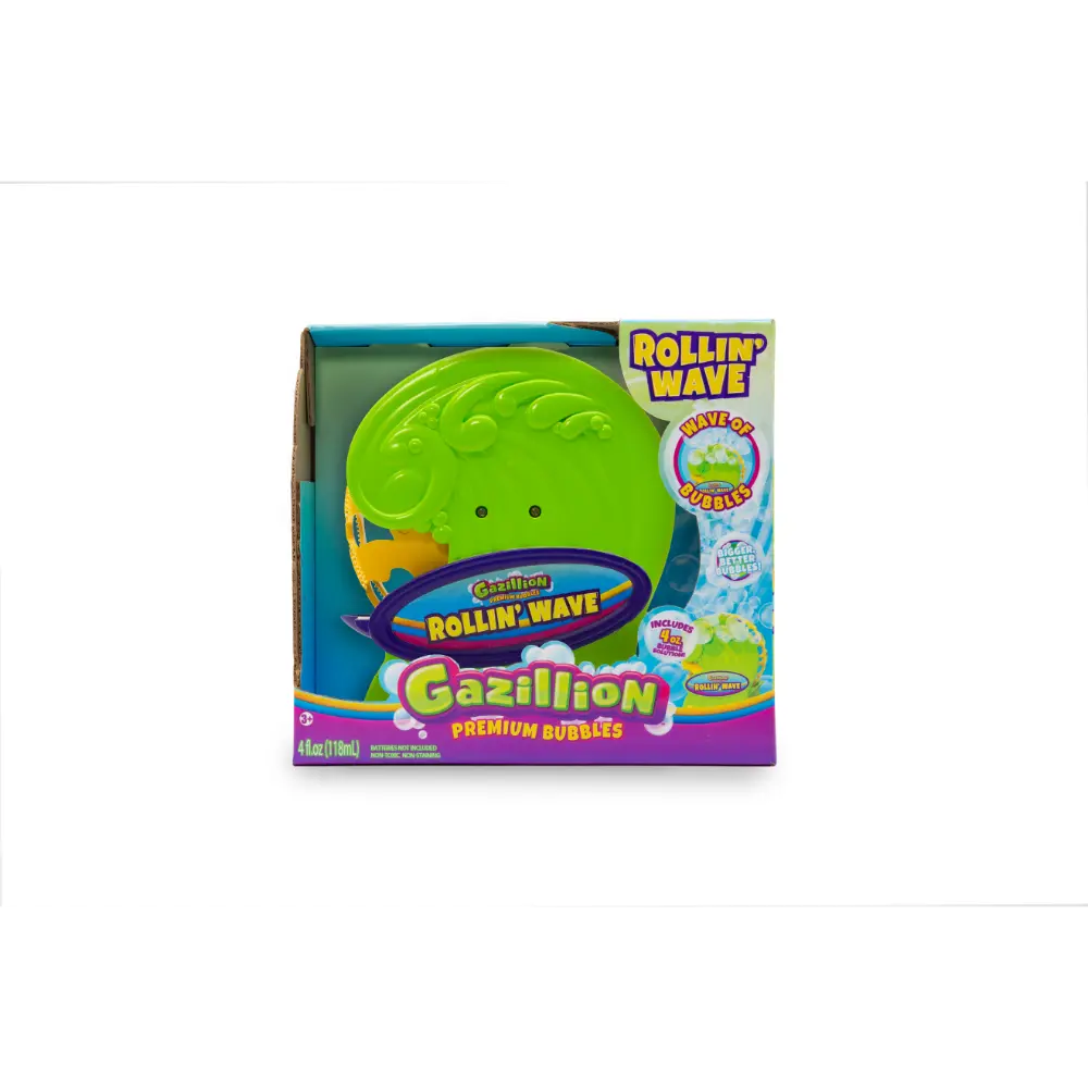 ألعاب الفقاعات - Gazillion Rollin Wave مع ٤oz Solution