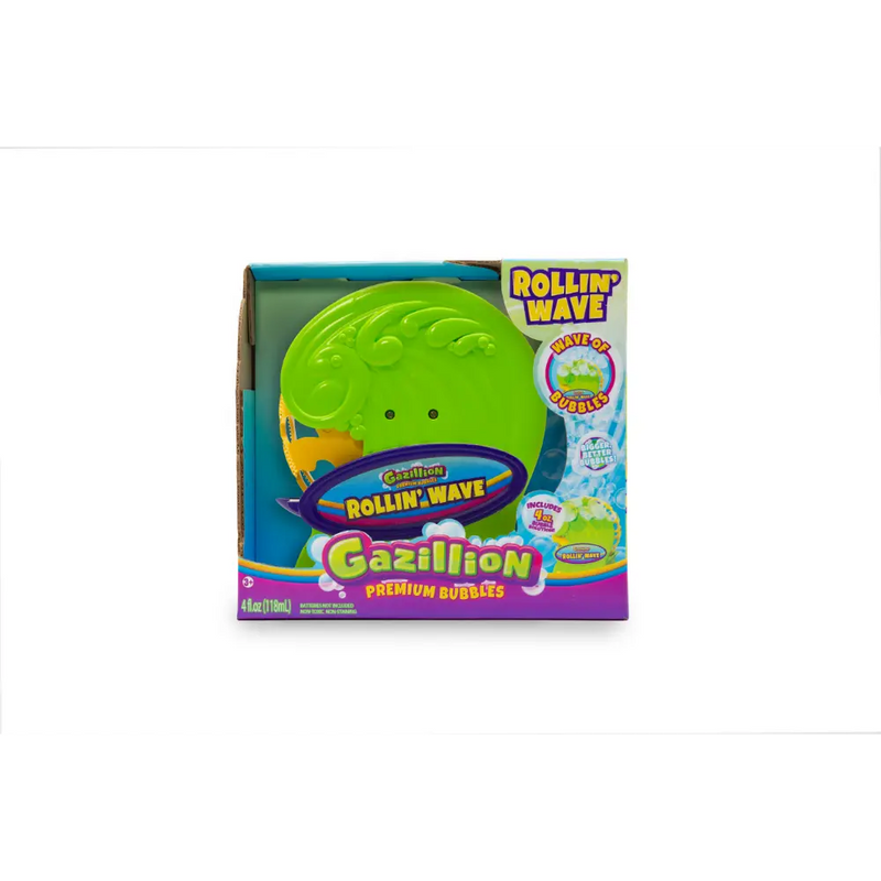 جهاز GAZILLION ROLLIN WAVE مع 4 أونصات من المحلول،