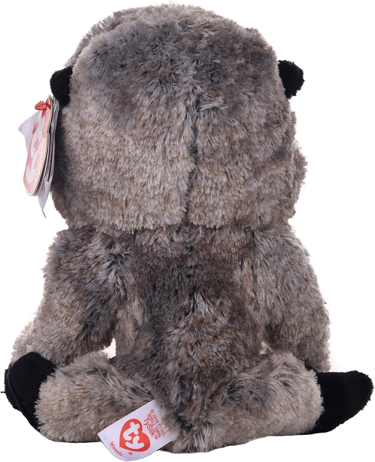 TY Beanie Boos Wasabi Baboon 7-Inch Plush Toy - Grey Collectible Stuffed Animal for Kids