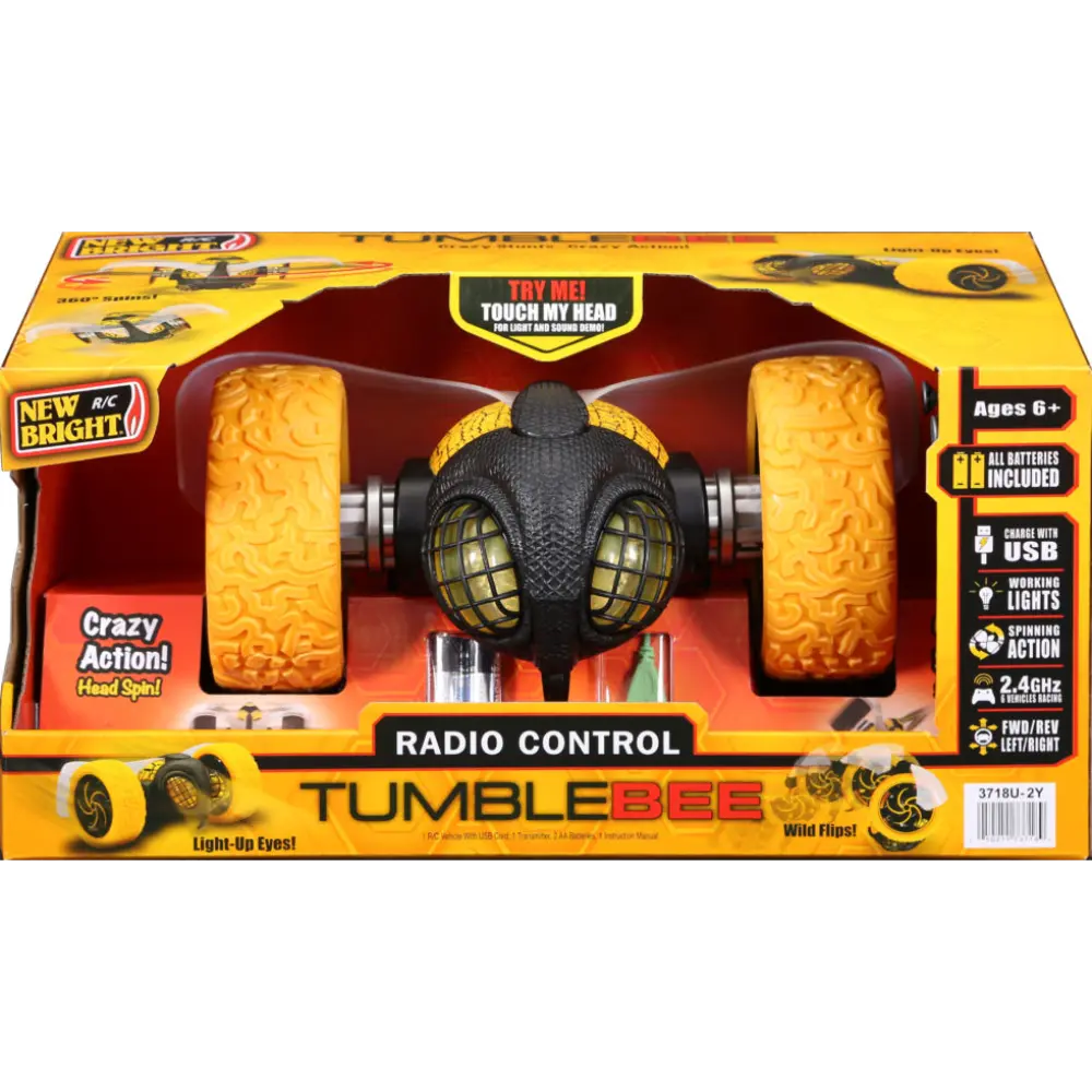 New Bright RC Stunt Tumble Bee With Sound Battery Operated