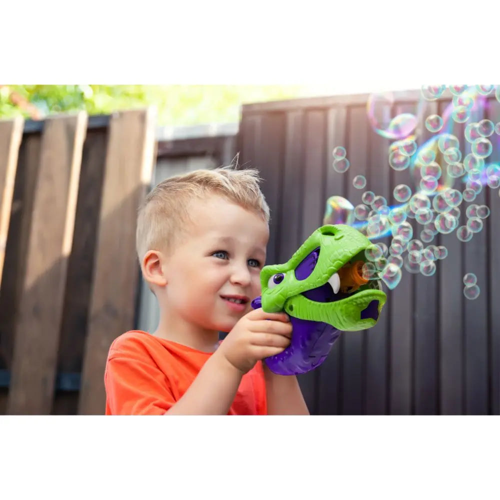 Gazillion Bubble Roarin Rex Blaster 4oz Battery Operated