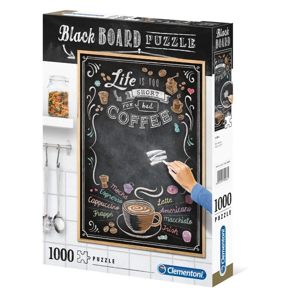 Clementoni أحجية Blackboard Coffee ١٠٠٠-قطعة
