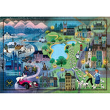 Clementoni Puzzle 101 Dalmatians Map 1000-Pieces