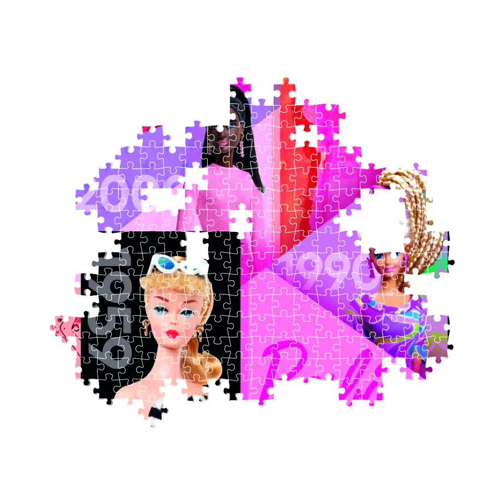 Clementoni Puzzle Barbie and Poster 1000 Pcs