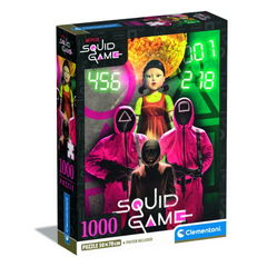 Clementoni Puzzle HQC Squid Game & Poster 1000-pieces