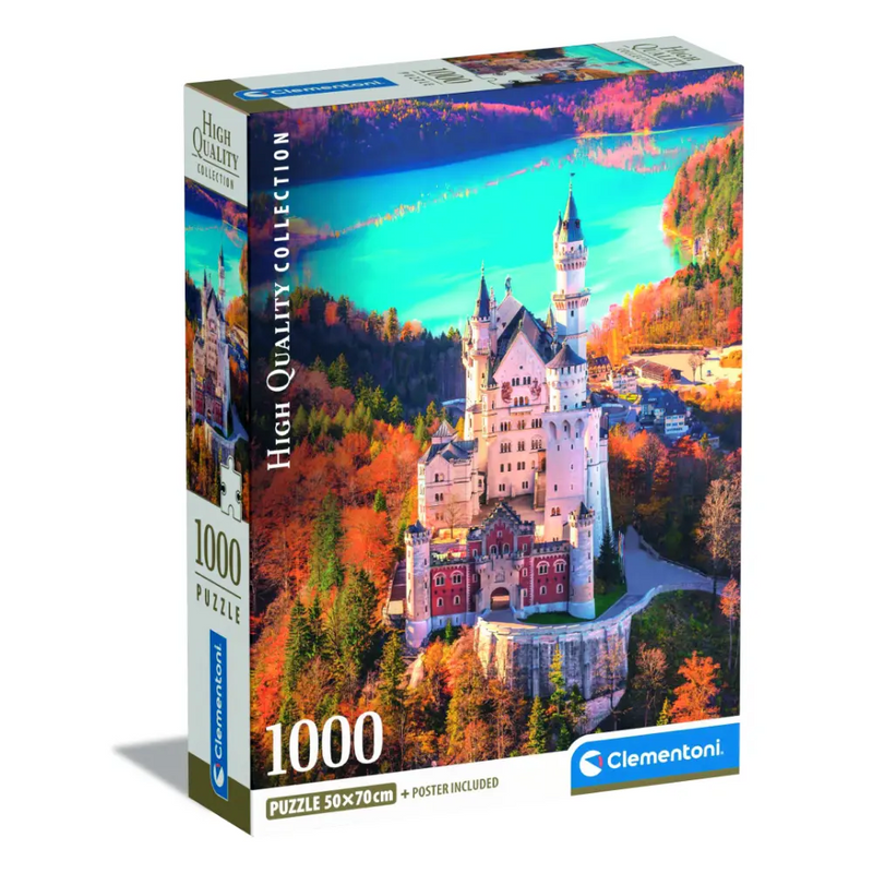 Clementoni Puzzle Neuschwastein+Poster 1000-pieces