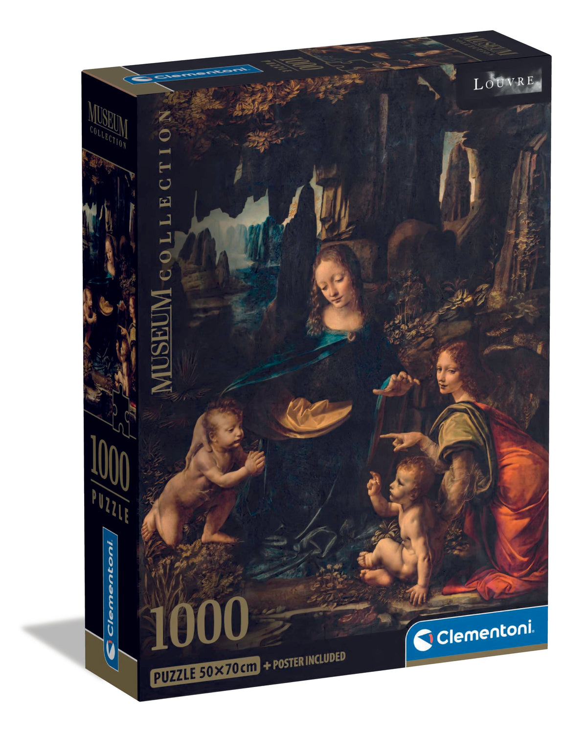 Clementoni 1000-pieces Puzzle Museum Virgin Rock & Poster