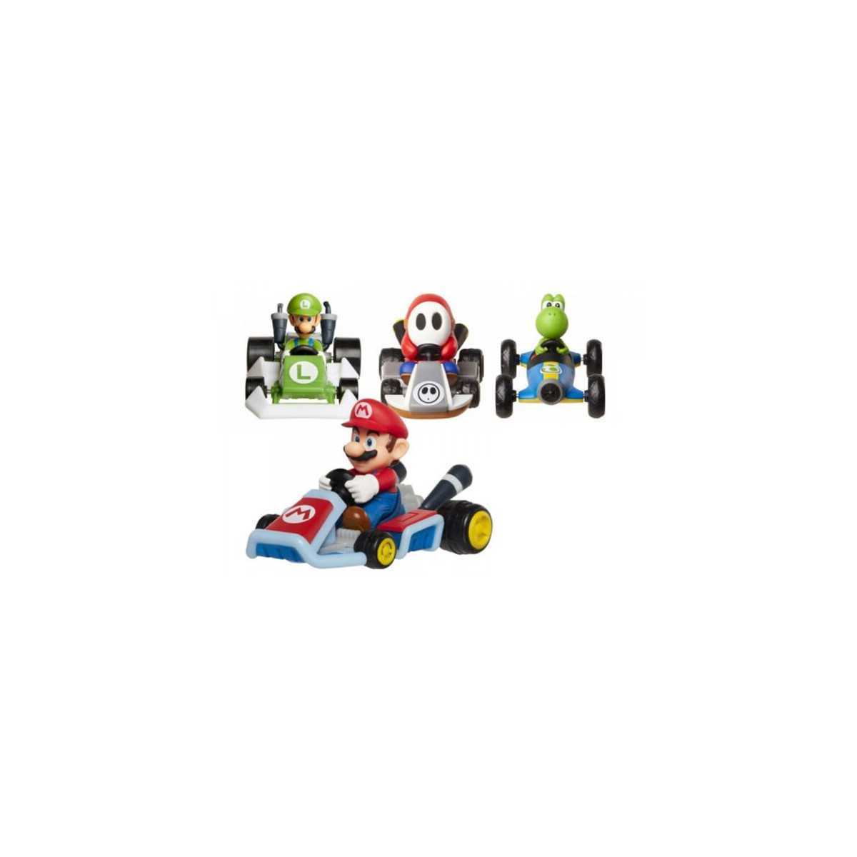 Super Mario Kart Racers Wave ٥ Vehicle متنوع Figure - Random Selection