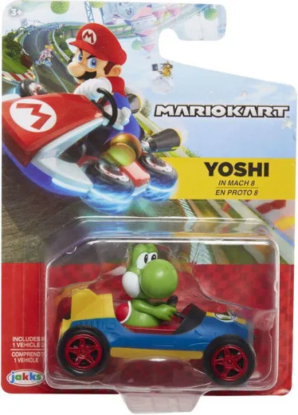 Super Mario Kart Racers Wave ٥ Vehicle متنوع Figure - Random Selection