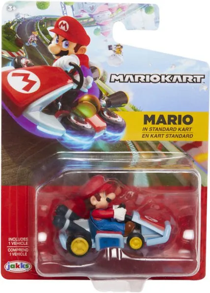 Super Mario Kart Racers Wave ٥ Vehicle متنوع Figure - Random Selection