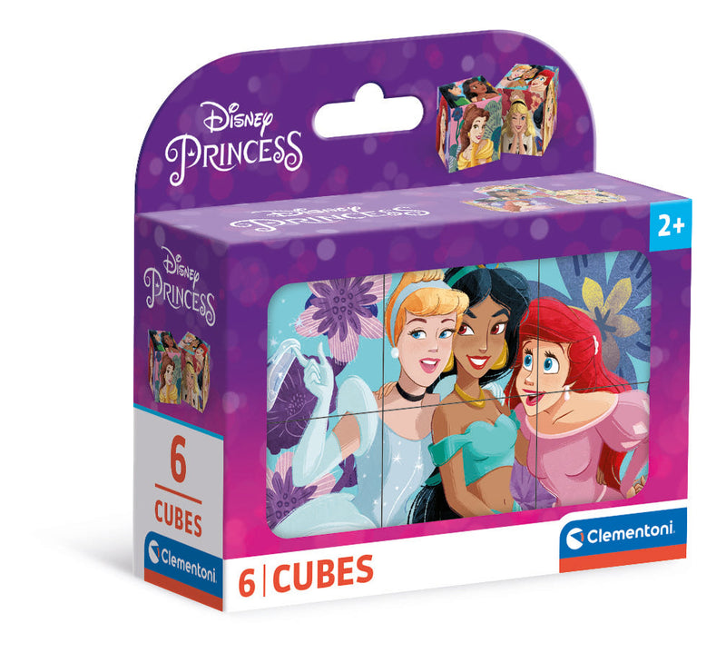 Clementoni  6-Pieces Puzzle Cubes Disney Princess
