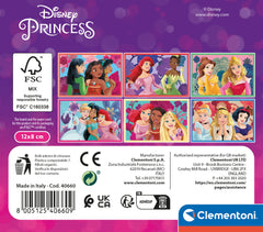 Clementoni  6Pcs Puzzle Cubes Disney Princess