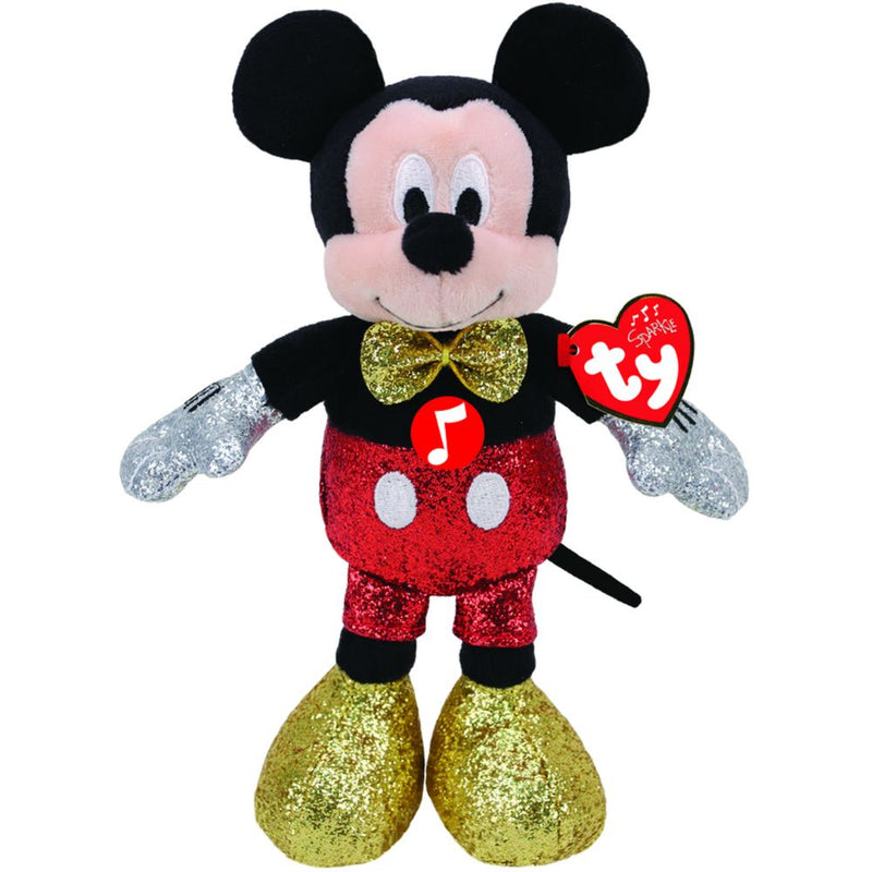TY Disney Mickey Sparkler لعبة قطيفة Soft Toy for Kids
