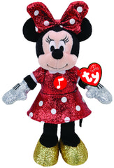 TY Disney Minnie Plush Sparkle Red Sound Reg