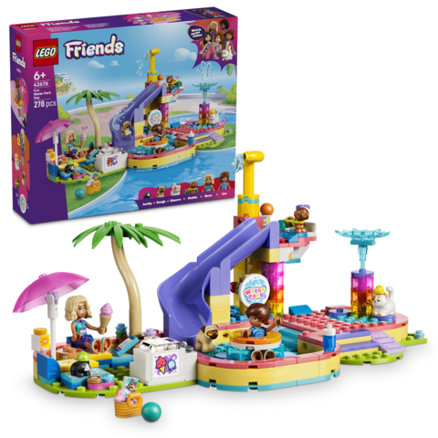 Lego Friends Fun Water Park Day Building Set Ages 6+