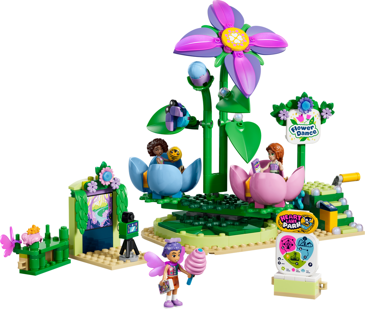 Lego Friends Spinning Flower & Fairy Teacup Ride Building Set 321-Pieces, Ages 7+