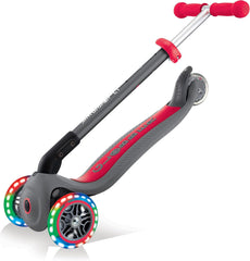 Globber Primo Foldable Lights Grey Red