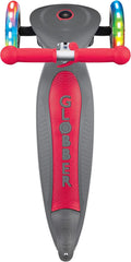Globber Primo Foldable Lights Grey Red
