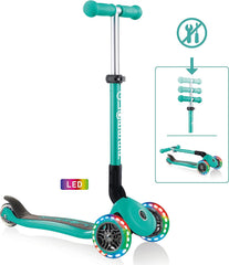 Globber Junior Foldable Lights Emerald G