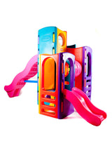 Little Tikes Tropical Playground - Climbing Gym مع Slides & Tunnel