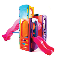 Little Tikes Tropical Playground - Climbing Gym with Slides & Tunnel
