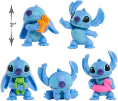 Disneys Stitch 5 Pack Collectible Mini Set