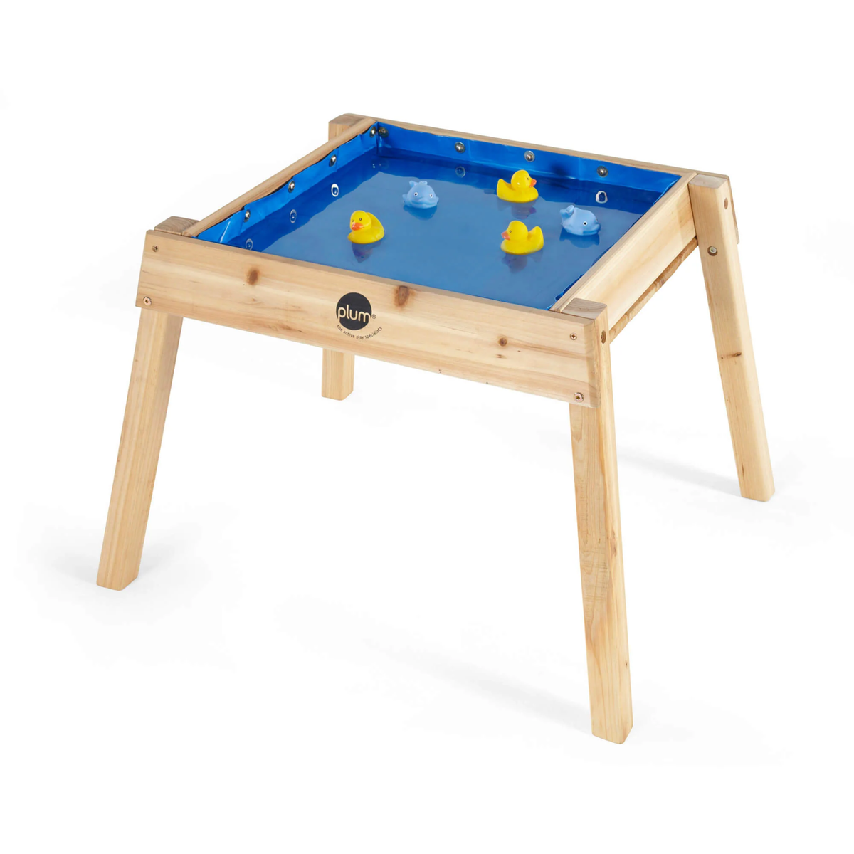 Plum Build & Splash Wooden Sand & Water Table - Natural