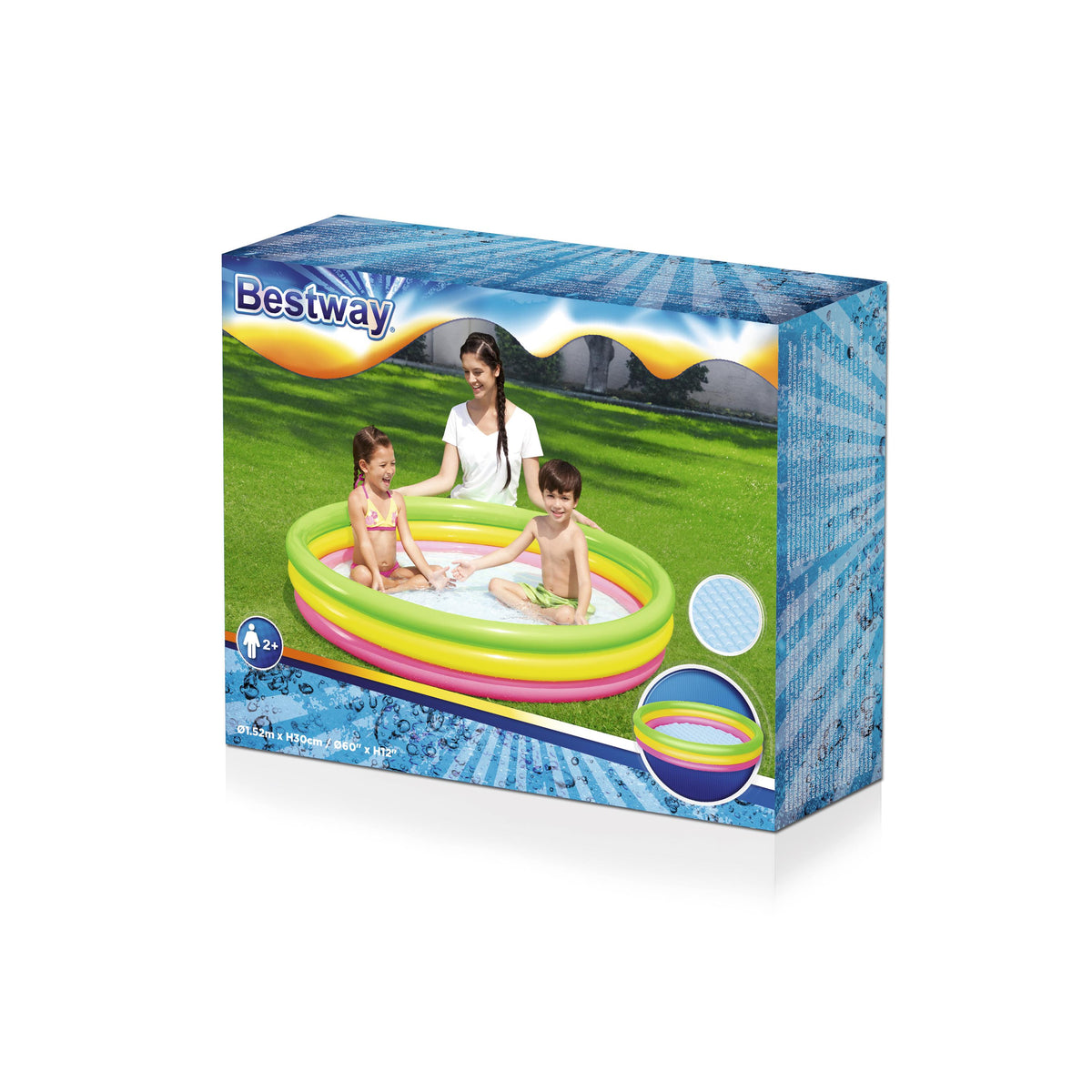 Bestway Summer Set Inflatable Kids Pool 152 cm x 30cm