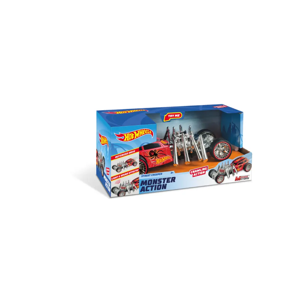 Hot Wheels Light & Sound Monster Action Creeper Battery Operated