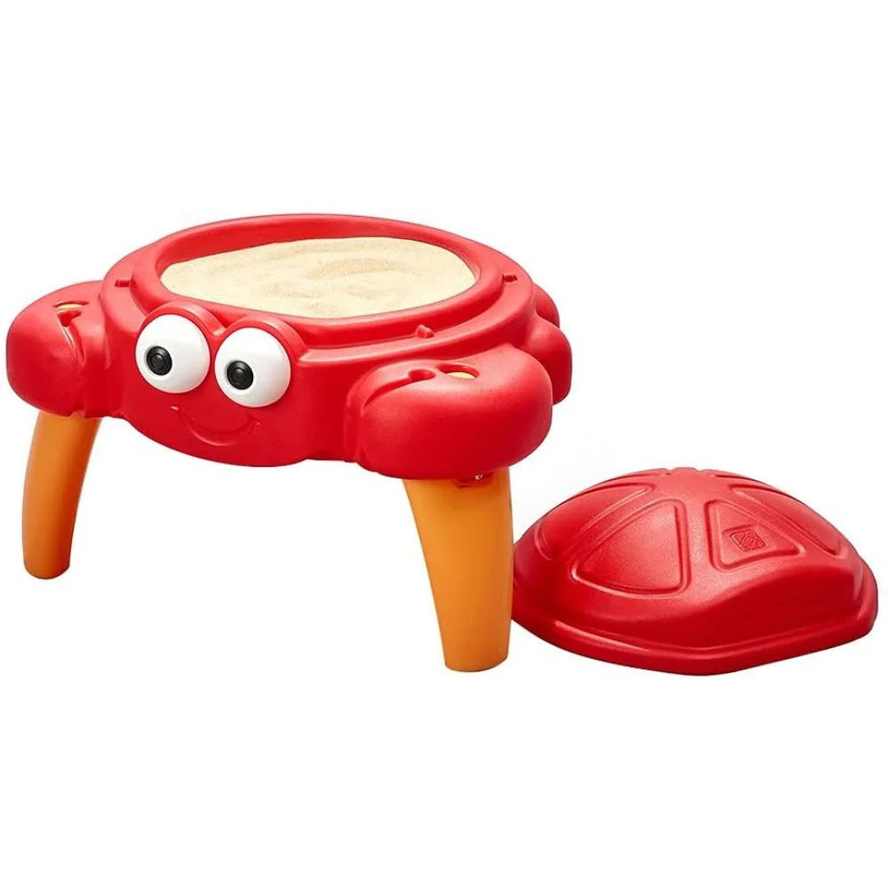 Crabbie Sand & Table with Lid Outdoor Play for Kids and Toddlers
