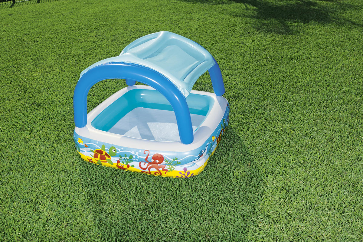 Bestway Play مسبح مع Canopy ١٤٠x١٤٠x١١٤cm