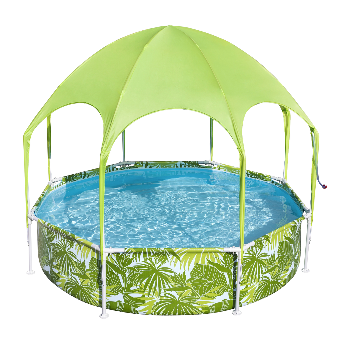 Bestway Steel Pro UV Careful Splash-in-Shade Round Above Ground Play Pool - 244x51cm