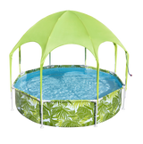 Bestway Steel Pro UV Careful Splash-in-Shade Round Above Ground Play Pool - 244x51cm