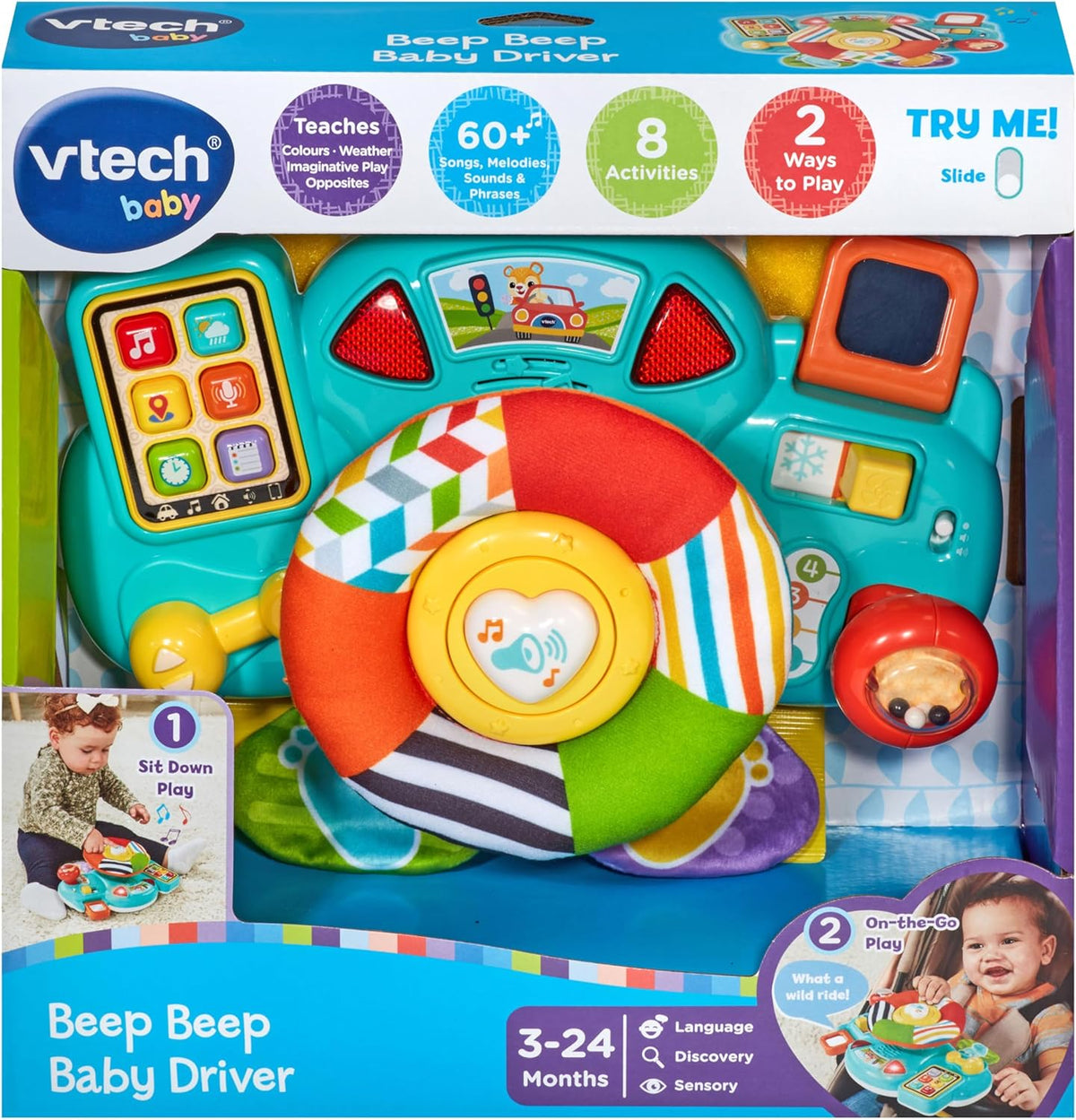 VTech Beep Beep Baby Driver Interactive Toys for Toddler