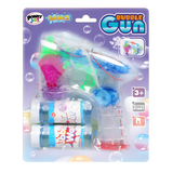 Power Joy Bubble Gun with Lights Battery Operated