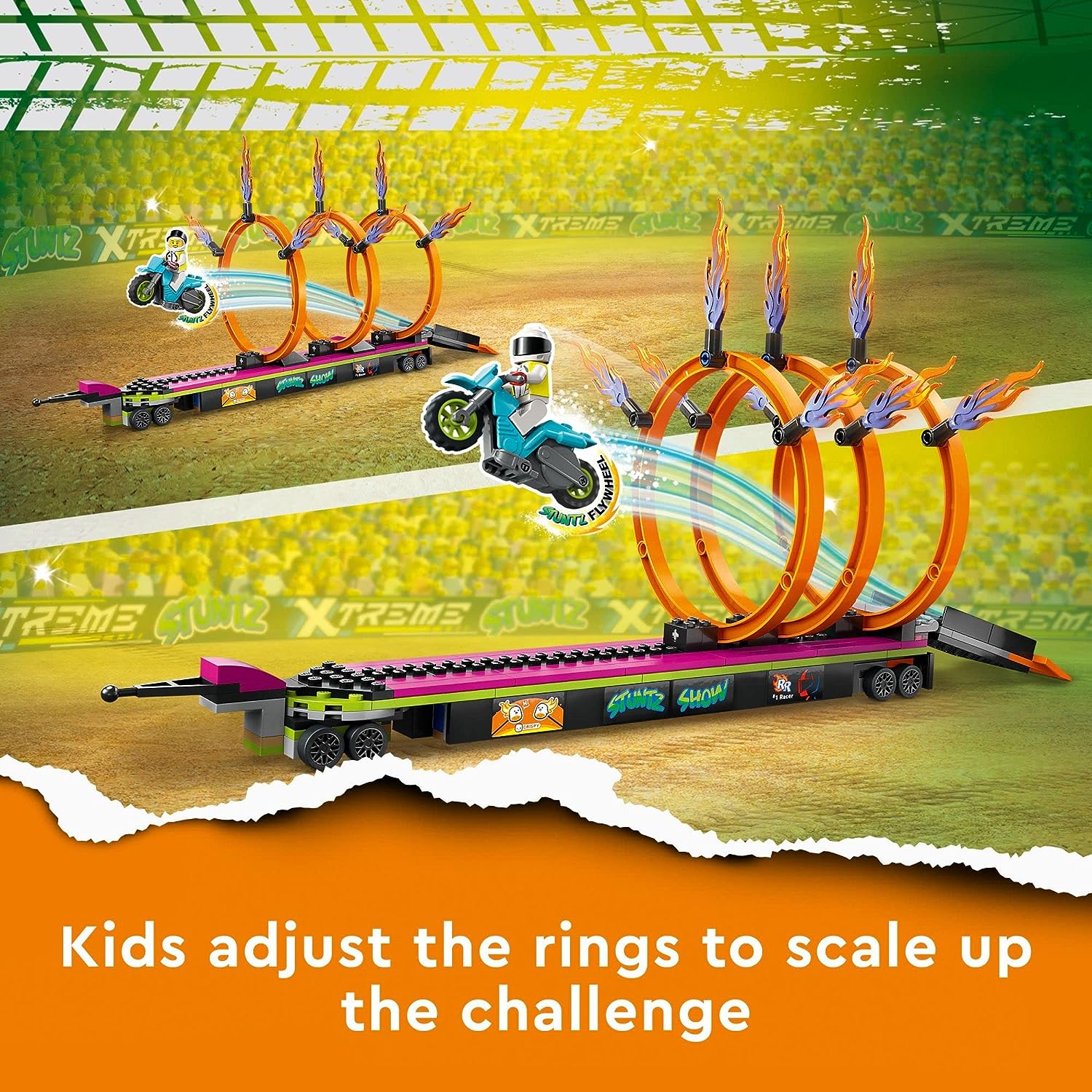 Stunt Truck & Ring Of Fire Chalnge 60357