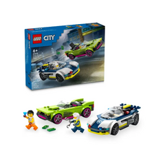 Lego Police and Muscle Car Chase