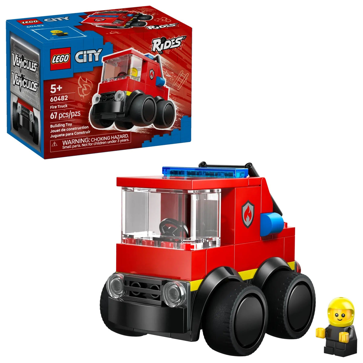 Lego City Rides Fire شاحنة