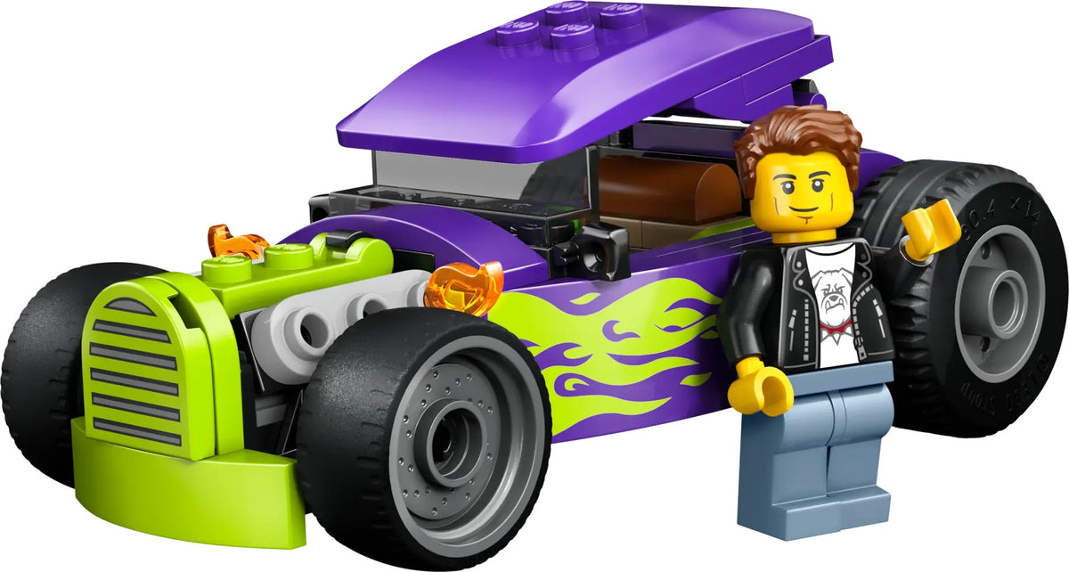 Lego City Hot Rod مجموعة بناء مع صغير Figure Driver