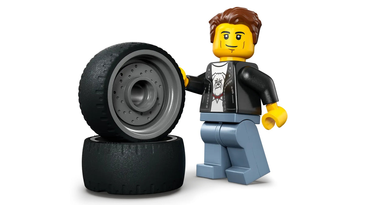 Lego City Hot Rod مجموعة بناء مع صغير Figure Driver