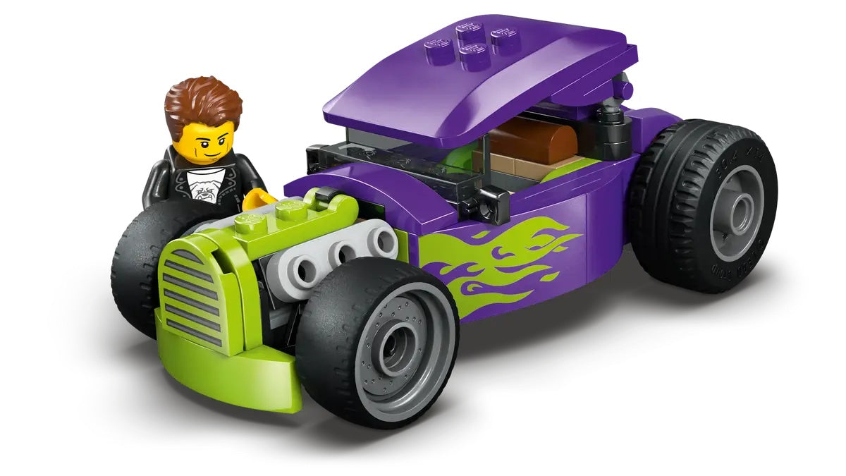 Lego City Hot Rod مجموعة بناء مع صغير Figure Driver