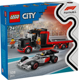 Lego City F1 Display Truck with Audi F1 Race Car 60493 Building Set