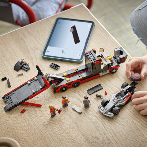 Lego City F1 Display Truck with Audi F1 Race Car 60493 Building Set