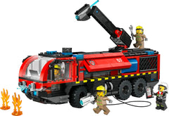 Lego City Airport Fire Truck Rescue Vehicle Building Set