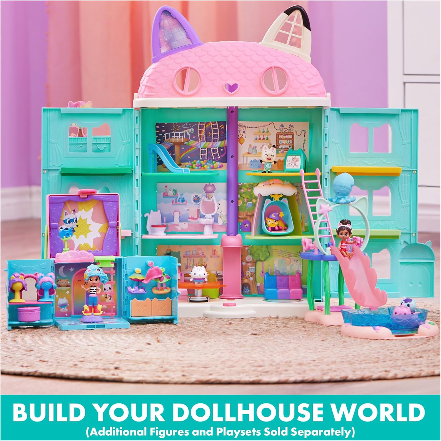 Gabby's Dollhouse Girls Purrific Pool Playset