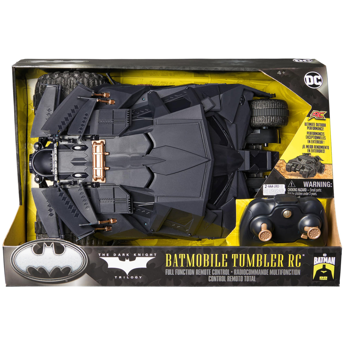 DC The Dark Knight Trilogy Batmobile Tumbler RC - 1:15 Scale