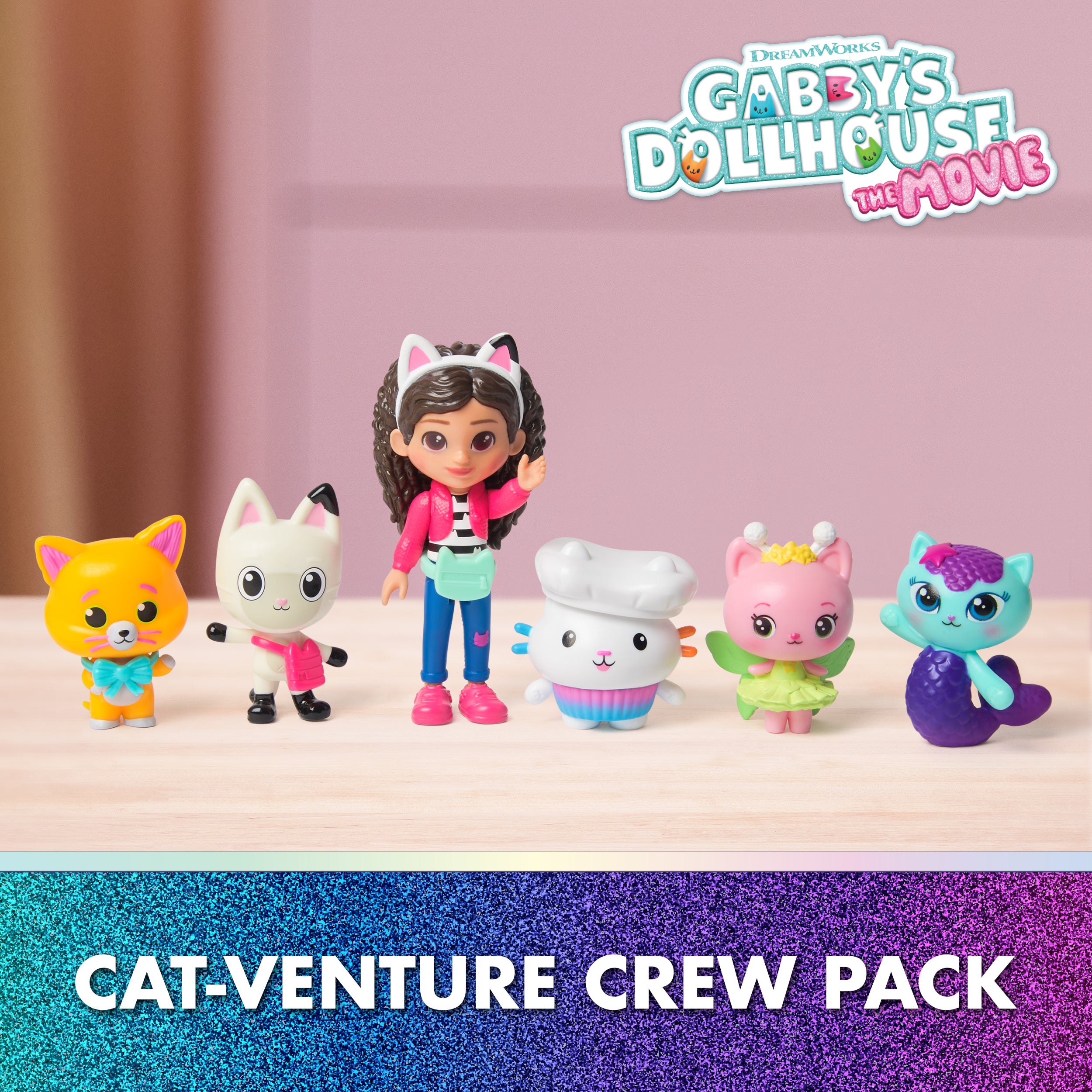 Gabby's Doll House Movie Cat-Venture Crew Pack