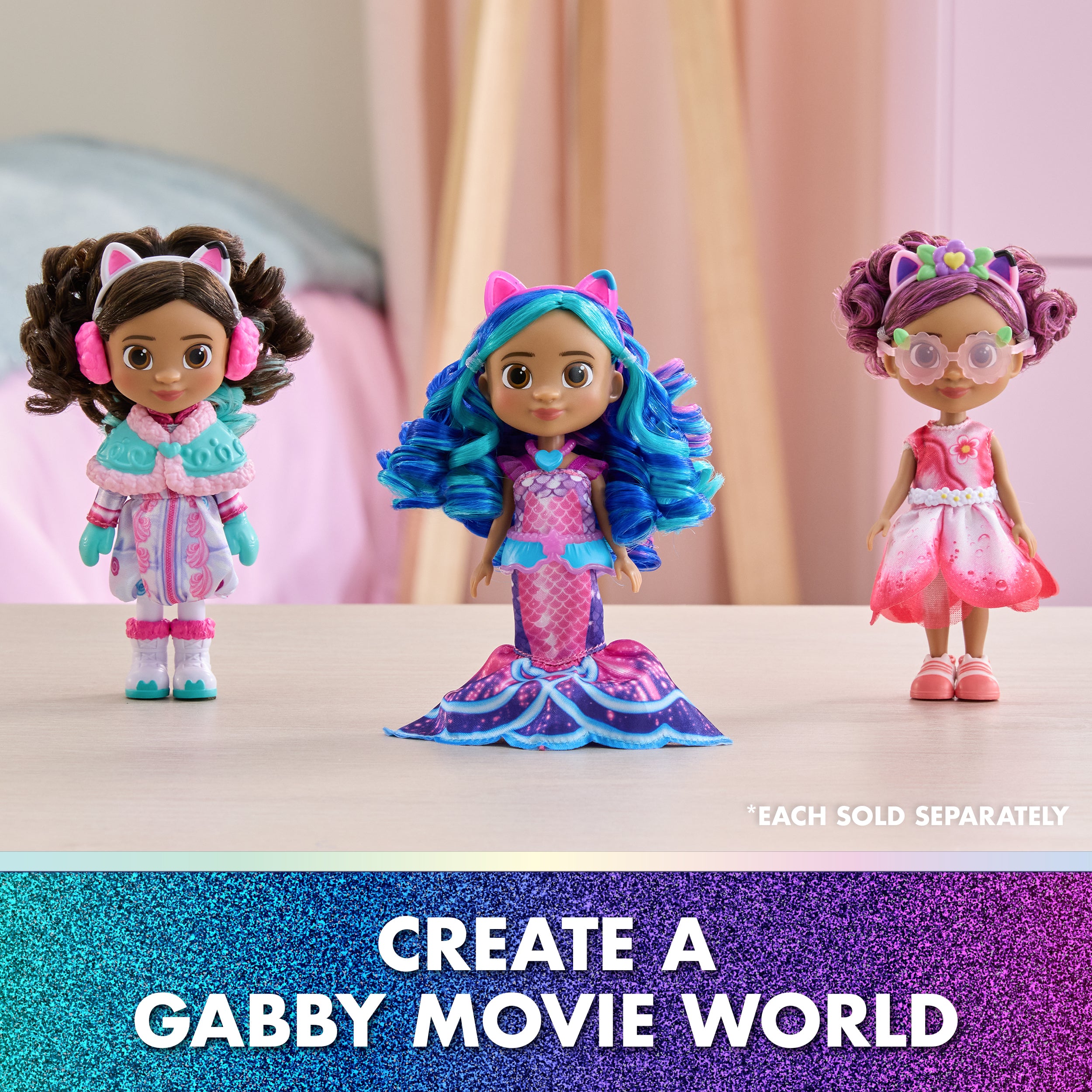 Gabbys Doll House Movie Small Doll Assorted